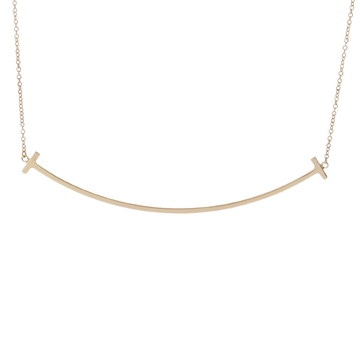 ティファニー Tスマイル ネックレス ラージ ゴールド K18イエローゴールド YG レディース ジュエリー 【中古】【jewelry】