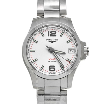 ロンジン コンクエスト V.H.P L3.316.4.76.6 シルバー レディース 時計 【中古】【wristwatch】