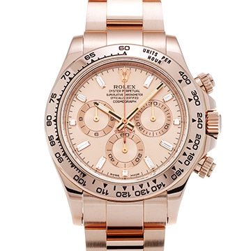ロレックス コスモグラフ デイトナ 116505A ピンク/ダイヤモンド メンズ 時計 【中古】【wristwatch】