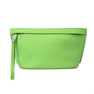 サルヴァトーレ フェラガモ クラッチバッグ ライトグリーン レザー ユニセックス バッグ 【中古】【bag】