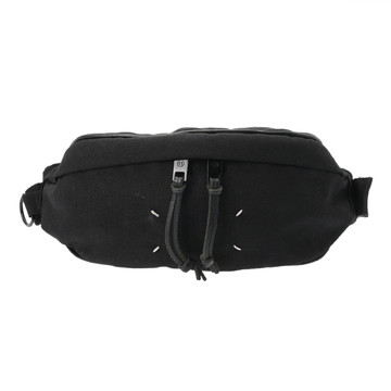 メゾン マルジェラ ステレオタイプ ウエストポーチ ブラック S55WB0010 キャンバス ユニセックス バッグ 【中古】【bag】