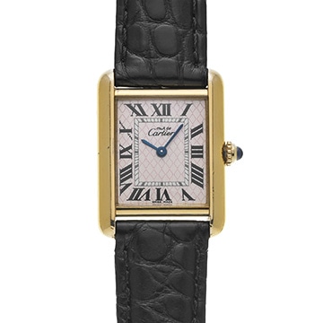 カルティエ マストタンク ヴェルメイユ アクアリーノ W1018687 シルバー レディース 時計 【中古】【wristwatch】