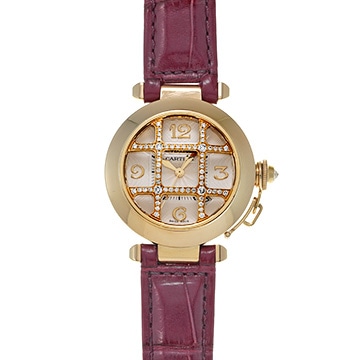 カルティエ パシャ グリッド WJ116056 シルバー レディース 時計 【中古】【wristwatch】