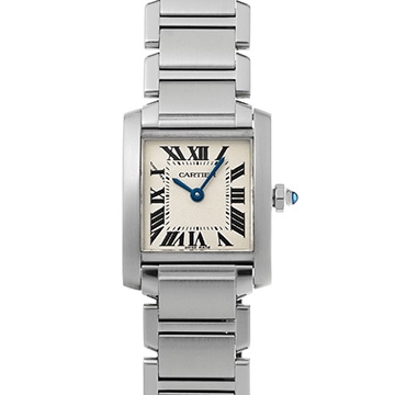 カルティエ タンクフランセーズ SM　 W51008Q3 シルバー レディース 時計 【中古】【wristwatch】