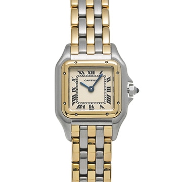 カルティエ パンテール SM 166921 アイボリー レディース 時計 【中古】【wristwatch】
