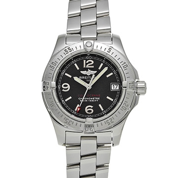 ブライトリング コルト オーシャンヌ A778B85PRS ブラック レディース 時計 【中古】【wristwatch】
