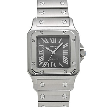 カルティエ サントス ガルベ LM アジア限定 W20067D6 グレー ユニセックス 時計 【中古】【wristwatch】