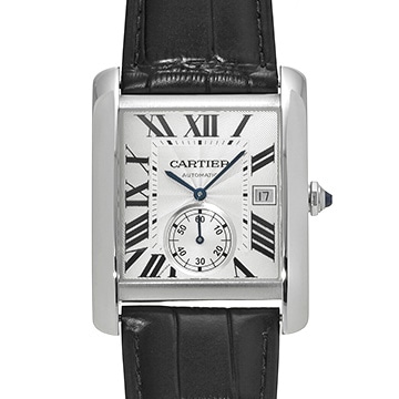カルティエ タンク MC W5330003 シルバー メンズ 時計 【中古】【wristwatch】