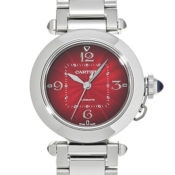 カルティエ パシャ ドゥ カルティエ WSPA0031 レッド ユニセックス 時計 【中古】【wristwatch】