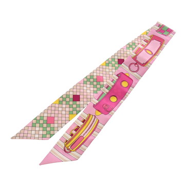 エルメス ツイリー COLLIERS DE CHIENS REMIX マルチカラー 063154S シルク100％ レディース 【新品】【other】