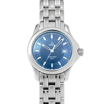 オメガ シーマスター 120 クォーツ 2571.81 ブルー レディース 時計 【中古】【wristwatch】