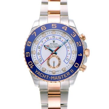 ロレックス ヨットマスターII 116681 ホワイト メンズ 時計 【中古】【wristwatch】