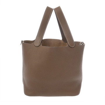 エルメス ピコタン ロックMM エトゥープ トリヨンクレマンス レディース バッグ 【中古】【bag】