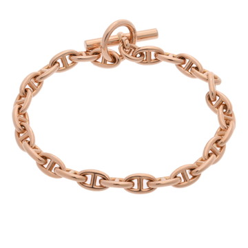 エルメス シェーヌダンクル ブレスレット TPM 26コマ ゴールド K18ピンクゴールド PG レディース ジュエリー 【中古】【jewelry】