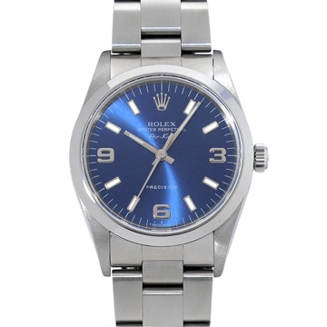ロレックス エアキング 14000 ブルー メンズ 時計 【中古】【wristwatch】