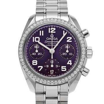 オメガ スピードマスター オートマティック 324.15.38.40.10.001 バイオレット メンズ 時計 【中古】【wristwatch】