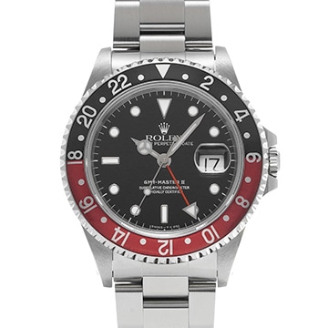 ロレックス GMTマスターII 16710 ブラック メンズ 時計 【中古】【wristwatch】