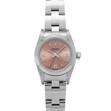 ロレックス オイスターパーペチュアル 76080 ピンク レディース 時計 【中古】【wristwatch】