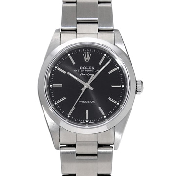 ロレックス エアキング 14000M ブラック メンズ 時計 【中古】【wristwatch】