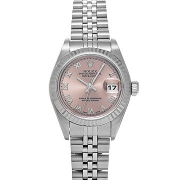 ロレックス デイトジャスト 79174 ピンク レディース 時計 【中古】【wristwatch】