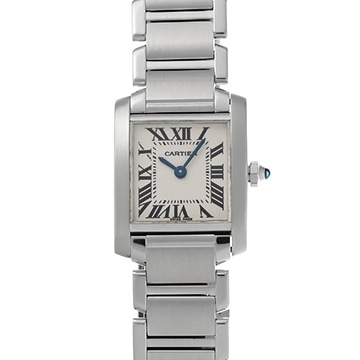 カルティエ タンクフランセーズ SM　 W51008Q3 シルバー レディース 時計 【中古】【wristwatch】