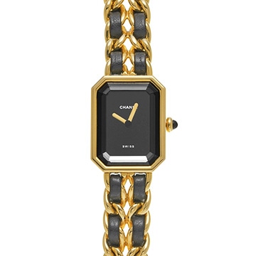 シャネル プルミエール XL H0001 ブラック レディース 時計 【中古】【wristwatch】