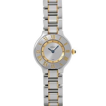 カルティエ マスト 21 ヴァンティアン W10073R6 シルバー レディース 時計 【中古】【wristwatch】