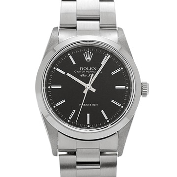 ロレックス エアキング 14000M ブラック メンズ 時計 【中古】【wristwatch】