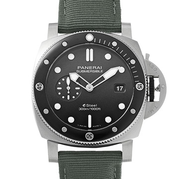パネライ サブマーシブル クアランタクアトロ Grigio Roccia PAM01288 グレー・グラデーション メンズ 時計 【中古】【wristwatch】