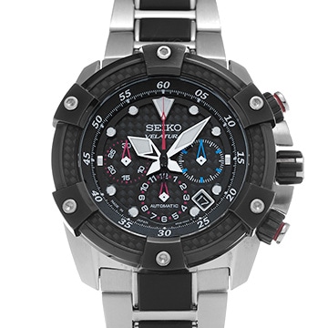 セイコー ヴェラチュラ クロノグラフ リミテッド エディション SRQ001J1 ブラック メンズ 時計 【中古】【wristwatch】