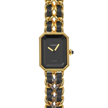 シャネル プルミエール XL H0001 ブラック レディース 時計 【中古】【wristwatch】