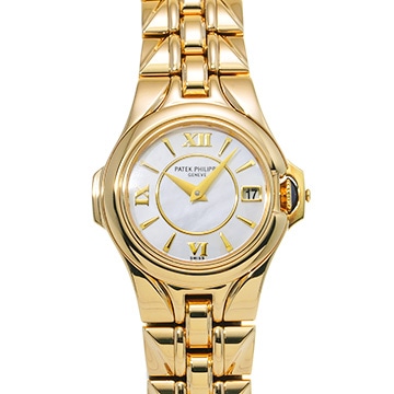 パテック フィリップ スカルプチャー  4891/1J-001 ホワイトシェル レディース 時計 【中古】【wristwatch】