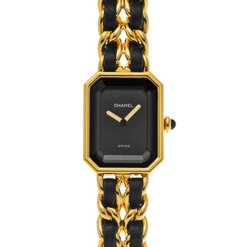 シャネル プルミエール XL H0001 ブラック レディース 時計 【中古】【wristwatch】