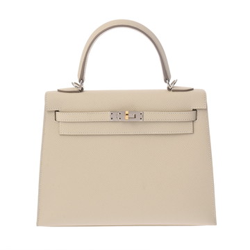 エルメス ケリー 25 外縫い クレ ヴォーエプソン レディース バッグ 【未使用】【bag】
