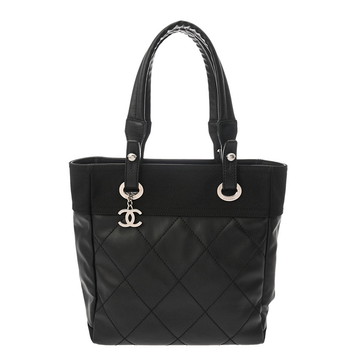 シャネル トート PM パリビアリッツ ブラック A34208 コーティングキャンバス レディース バッグ 【中古】【bag】