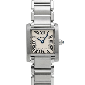 カルティエ タンクフランセーズ SM　 W51008Q3 シルバー レディース 時計 【中古】【wristwatch】