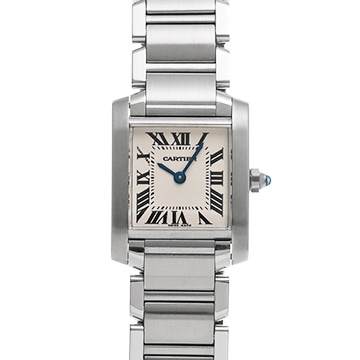 カルティエ タンクフランセーズ SM　 W51008Q3 シルバー レディース 時計 【中古】【wristwatch】