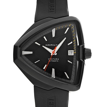 ハミルトン ベンチュラ エルヴィス80 H24585731 ブラック メンズ 時計 【中古】【wristwatch】