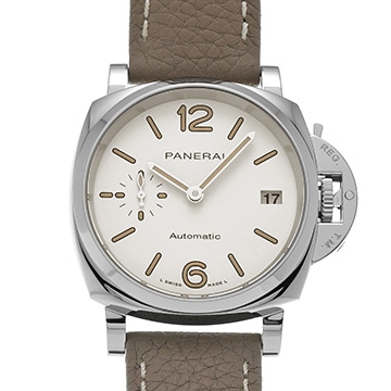 パネライ ルミノール ドゥエ PAM01043 ホワイト ユニセックス 時計 【中古】【wristwatch】