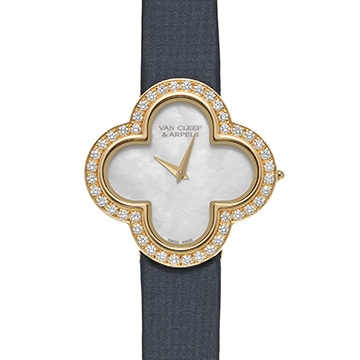ヴァン クリーフ&アーペル アルハンブラ ミディアム VCARF52800  ホワイトシェル レディース 時計 【中古】【wristwatch】