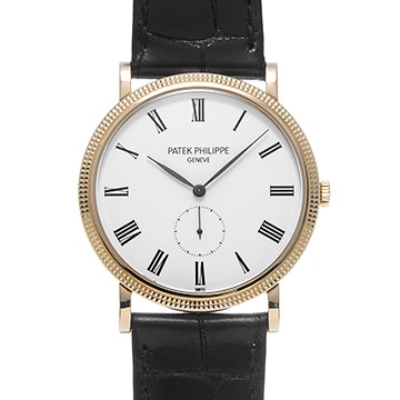 パテック フィリップ カラトラバ 5119J-001 ホワイト メンズ 時計 【中古】【wristwatch】