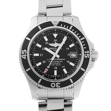 ブライトリング スーパーオーシャン II 42 A17365C9/BF71 ブラック メンズ 時計 【中古】【wristwatch】