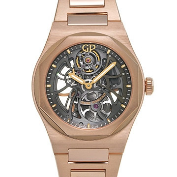 ジラール ペルゴ ロレアート スケルトン 81015-52-002-52A スケルトン メンズ 時計 【中古】【wristwatch】