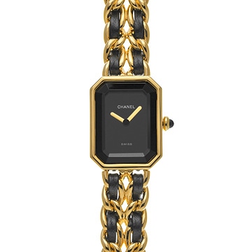 シャネル プルミエール S H0001 ブラック レディース 時計 【中古】【wristwatch】