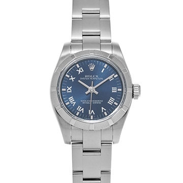 ロレックス オイスターパーペチュアル 176210 ブルー レディース 時計 【中古】【wristwatch】