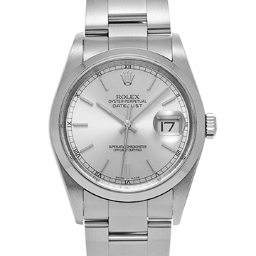 ロレックス デイトジャスト 16200 シルバー メンズ 時計 【中古】【wristwatch】
