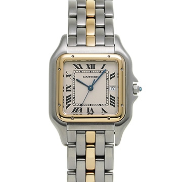 カルティエ パンテール LM W25027B8 シルバー メンズ 時計 【中古】【wristwatch】