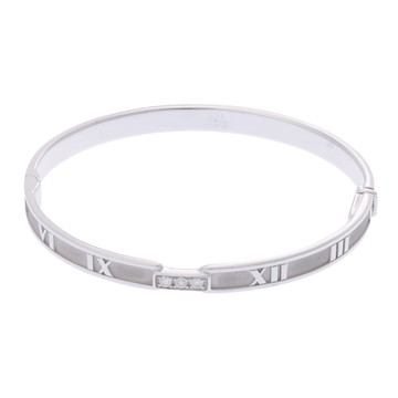 ティファニー アトラスブレスレット 3PD シルバー K18ホワイトゴールド WG レディース ジュエリー 【中古】【jewelry】