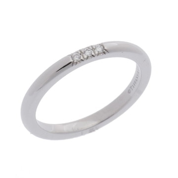 ティファニー フォーエバー ウェディング バンドリング 3PD シルバー Pt950プラチナ レディース ジュエリー 【中古】【jewelry】