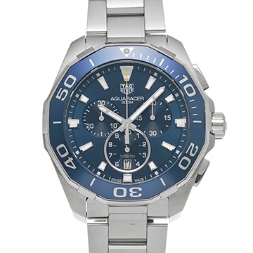 タグ ホイヤー アクアレーサー クォーツ クロノグラフ CAY111B.BA0927 ブルー メンズ 時計 【中古】【wristwatch】